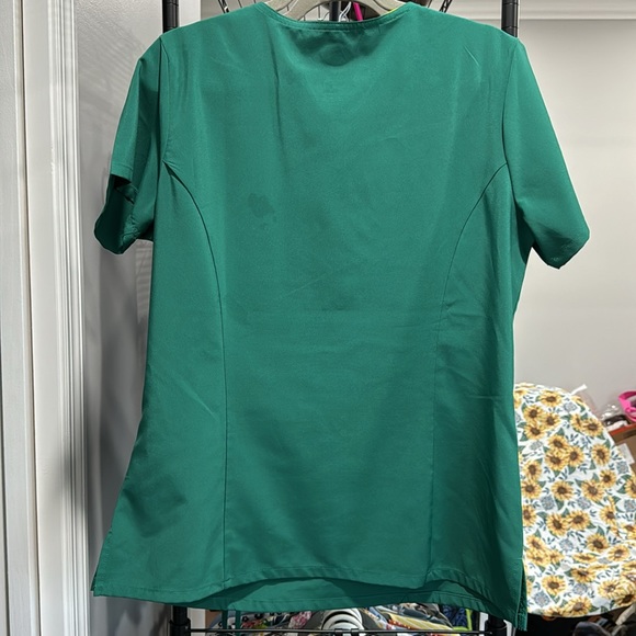 Dickies EDS Essentials Hunter Green Scrub Top - Picture 5 of 6